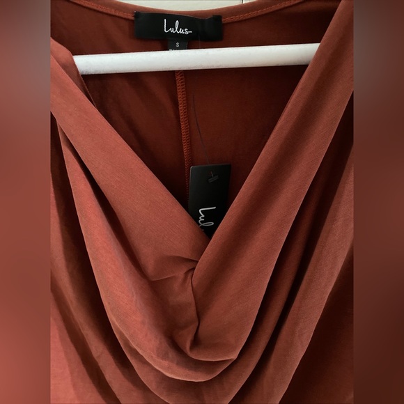 Lulus draped long sleeve top - small - Picture 2 of 5